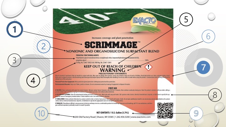 Scrimmage Label Decoding