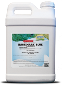 HASH MARK BLUE LIQUID marking dye